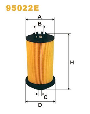 WIX FILTERS Polttoainesuodatin 95022E